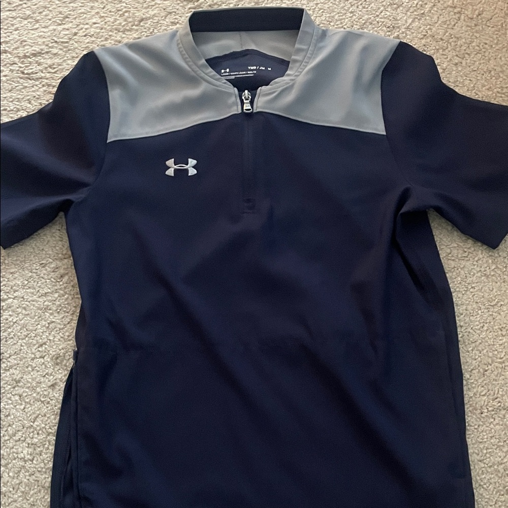 Under Armour Blue and Gray Performance Top